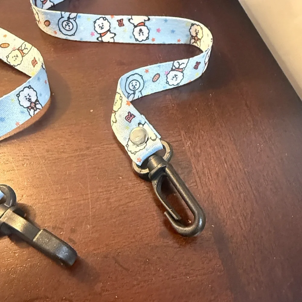 Blue Cartoon Character Lanyard